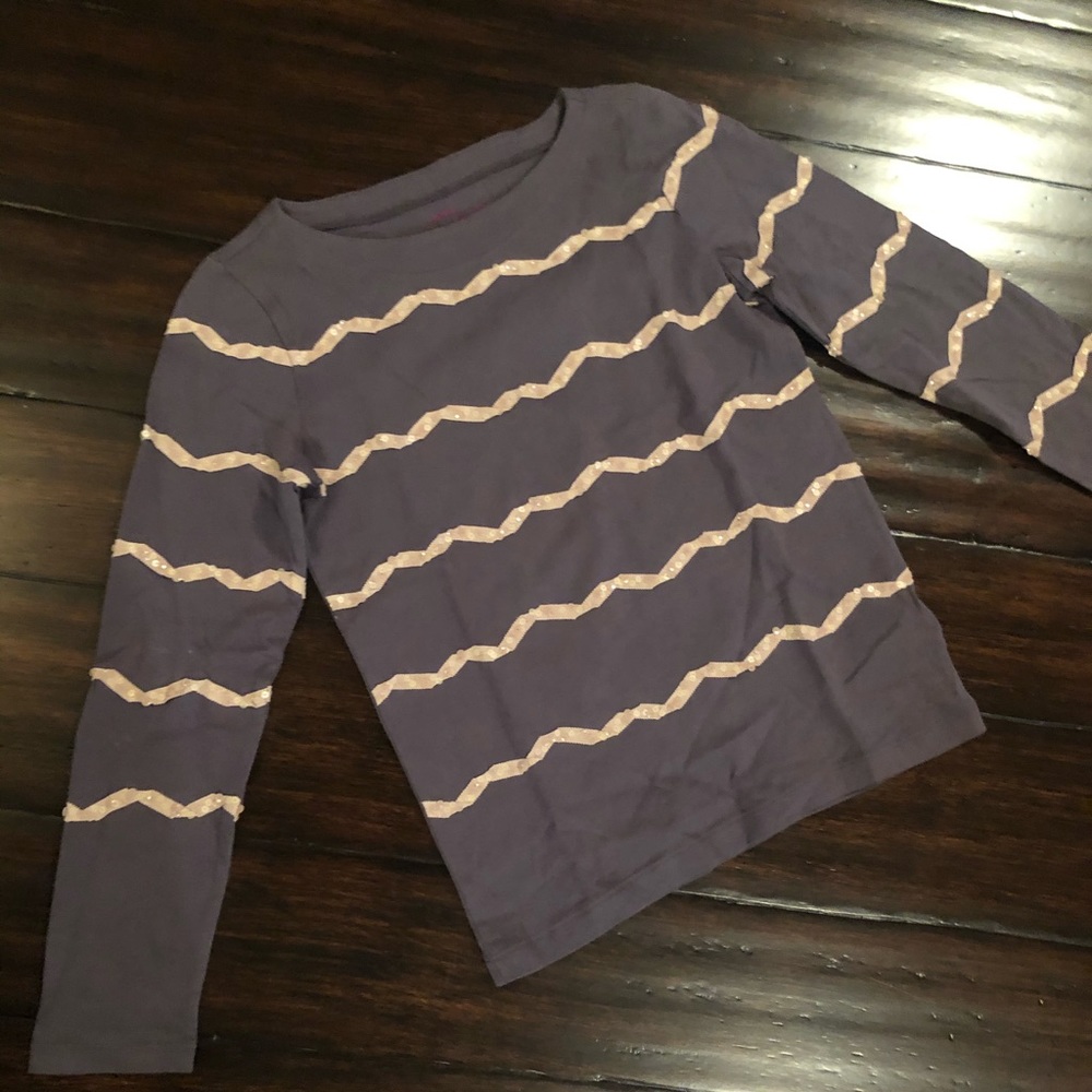 Long sleeve J crew/Crewcuts girls shirt size 10